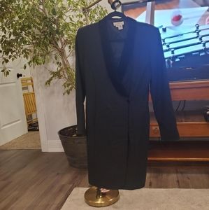 Vintage black coat dress